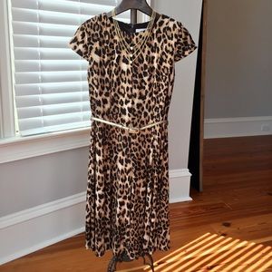 Leopard print dress size 10